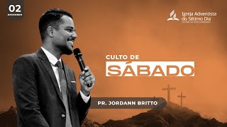 Culto de Sábado por Pr Jordann Britto  02112024 [upl. by Ahseet]