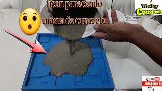 aprenda a fazer placas cimenticias usando apenas areia e cimento [upl. by Abercromby]