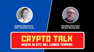 Crypto Talk  Quali rischi per Bitcoin nel lungo termine feat Massimo Musumeci [upl. by Ardnait609]