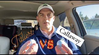 FLYT Golf Golf ball review Titliest Pro V1XCallaway Chrome Soft X golf productreview golfball [upl. by Obola]