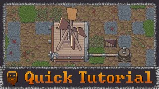 Dwarf Fortress  Quick Tutorial  Millstones and Windmills [upl. by Oza]