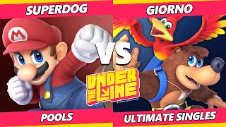 UTL CT2  SuperDog Mario Vs Giorno Banjo Kazooie SSBU Ultimate Tournament [upl. by Golda]