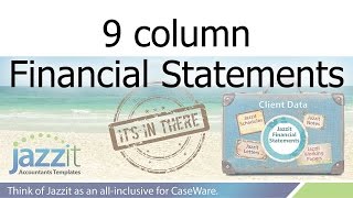 9 column Financial Statements [upl. by Tadeo]