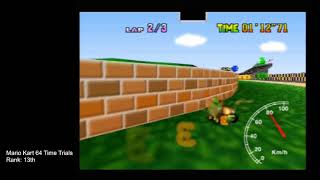 Luigi Raceway 3lap  15836 PAL  Mario Kart 64 [upl. by Andrej]