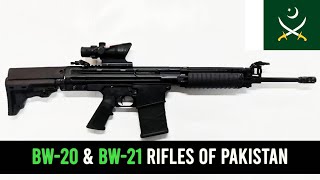 BW20 and BW21 Pakistans New amp Indigenous Battle  Assault Rifles History amp Debunking G3 Myths [upl. by Kuebbing]