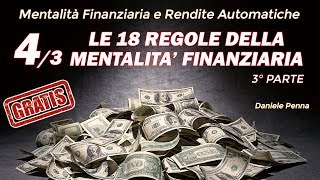 43 Le 18 Regole della Mentalità Finanziaria  3° Parte [upl. by Enilesor]