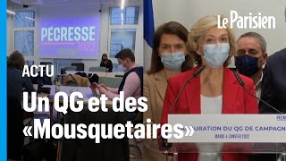 Valérie Pécresse inaugure son QG de campagne avec ses « Mousquetaires» [upl. by Sonstrom]