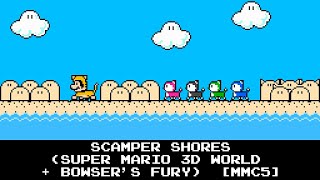 Famitracker Bits  Scamper Shores Super Mario 3D World  Bowsers Fury MMC5 [upl. by Aloin]