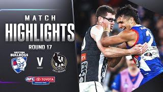 Western Bulldogs v Collingwood Highlights  Round 17 2023  AFL [upl. by Itnavart]