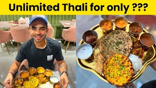 Unlimited Thali with 15 items aur saath me ICEcream chaat bhi 😍 [upl. by Gebelein]