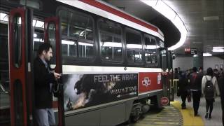 Toronto TTC Streetcars and Subway at Union Station 150312 [upl. by Suzanne]