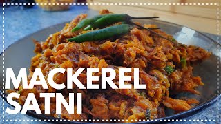 How To Make Mackerel Satni Recipe Bengali Style  Mackerel Masala  Mackerel Recipe [upl. by Sadoff979]