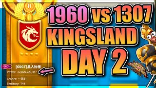 1307 vs 1960 kingsland day 2 Strife of the Eight KvK in Rise of Kingdoms [upl. by Lledor]