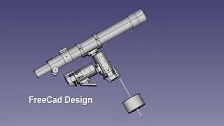 3D Printed EQ Mount II for OnStep telescope goto controller [upl. by Divaj]