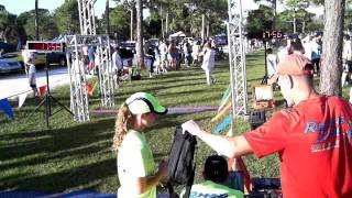 Wickham Park Jamboree Girls 5K Finish Line Video [upl. by Noelopan256]