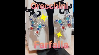 Orecchini Farfalla Tutorial semplice 🦋 [upl. by Richardson206]