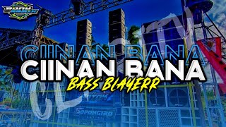 DJ CINAAN BANA FAUZANA  TRAP BASS BLAYER MIDDLE NULUP‼️  DJ RONY RMX🎧 [upl. by Toombs]