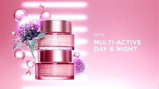 Meet the new MultiActive Day and Night Creams  Clarins [upl. by Kirk25]