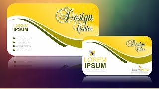 Coreldraw x7 Tutorial Business Card Design 13 with AS Graphics [upl. by Nanahs]