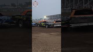 2024 Melfort Fair Car Demolition Derby [upl. by Assela500]