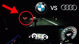 Audi A6 55 TFSI 340PS meets BMW X4M 510PS on German Autobahn  250kmh  POV DRIVE✔️ [upl. by Stormi]