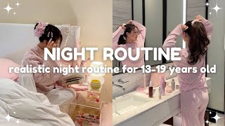 guide to a realistic night routine for teens ☁️💫 night routine tips [upl. by Merceer425]