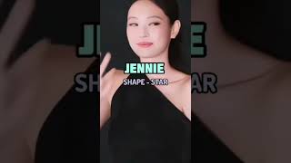 BlackPink members favourite shape  music blackpink shorts [upl. by Strauss]