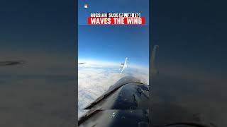 Russian Su35s Dangerous Maneuver Against US F16🤯 shorts [upl. by Pros621]