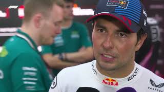 Checo Perez Post Race Interview  The Singapore Grand Prix Was a Disaster [upl. by Auqinet]