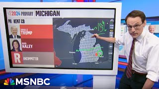 Kornacki breaks down first Michigan primary results [upl. by Sylvan]