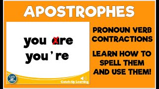 Shortened Words Homeschooling CONTRACTIONS and APOSTROPHES [upl. by Airliah]