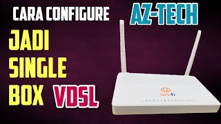 az tech how to configure as single box unifi [upl. by Aissatan]