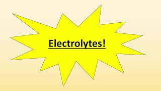 41 Electrolytes [upl. by Noyrb]