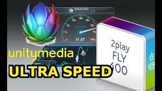 Unitymedia 2play Fly 400 Mbits Speedtest  Auf dem Land  Dorf [upl. by Claribel]