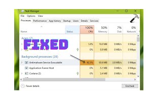 FIX Antimalware Service Executable MsMpEngexe High CPU Usage [upl. by Erasmus306]