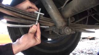 How to install Leaf Helper Springs [upl. by Greeley]