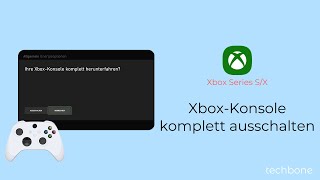 XboxKonsole komplett ausschalten Xbox Series SX [upl. by Proudfoot995]