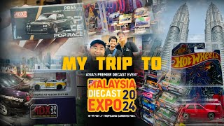 MY UNFORGETTABLE TRIP TO MALAYSIA DIECAST EXPO 2024 [upl. by Galven]