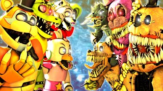 SFM FNaF Glamrock vs Twisted [upl. by Oiretule]