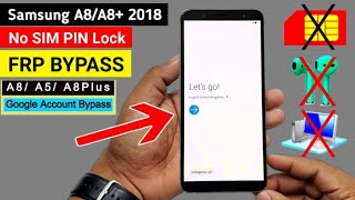 Samsung Galaxy A8 FRP Google account Bypass Without PC 2023 [upl. by Aicella]