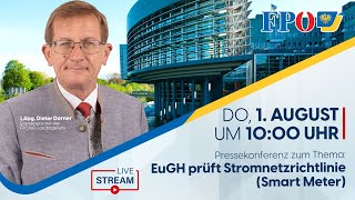 Pressekonferenz zum Thema Smart Meter [upl. by Arriek]