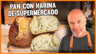 De cero a panadero profesional el secreto para hacer pan de masa madre con harina de supermercado [upl. by Ecirtam]