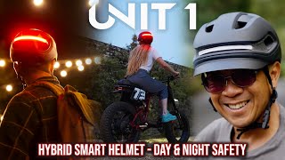 UNIT 1 AURA  Hybrid Smart Helmet  ULTIMATE DAY amp NIGHT SAFETY [upl. by Alfie]