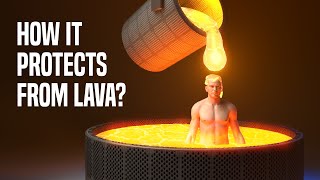 What Happens If You Fall Into Molten Lava The Leidenfrost Effect [upl. by Salome178]