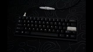 Monochrome Custom Keyboard Build  Typing Sound epbt WoB on black tofu [upl. by Limbert292]