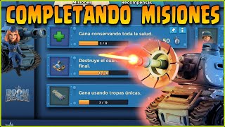 COMPLETANDO MISIONES HQ 25  BOOM BEACH 2025 [upl. by Adekram791]