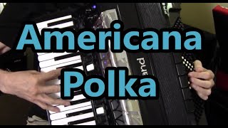 Roland FR 8x accordion Americana Polka Dale Mathis [upl. by Hizar]