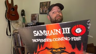 SamhainNovember Coming Fire Vinyl Unboxing [upl. by Selinski]