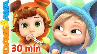 😻 Looby Loo and More Kids Songs  Nursery Rhymes amp Baby Songs  Dave and Ava 😻 [upl. by Nauqas624]