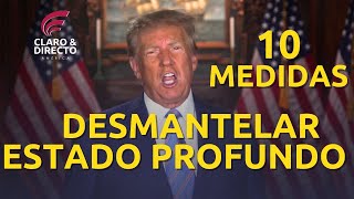 ¡BREAKING NEWS Trump presenta un plan de 10 puntos para desentrañar el Estado Profundo 🔥 [upl. by Nrevel]